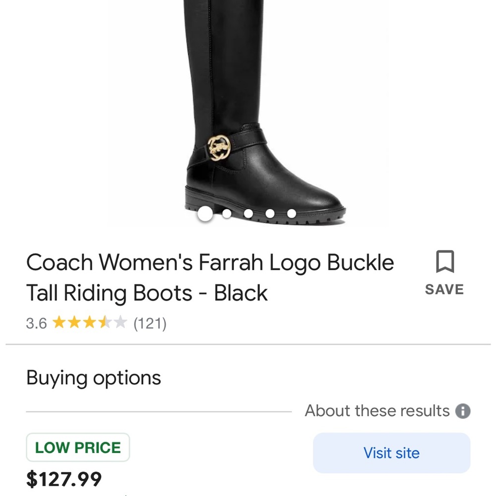 Women’s Farrah Logo Buckle Tall Riding Boots